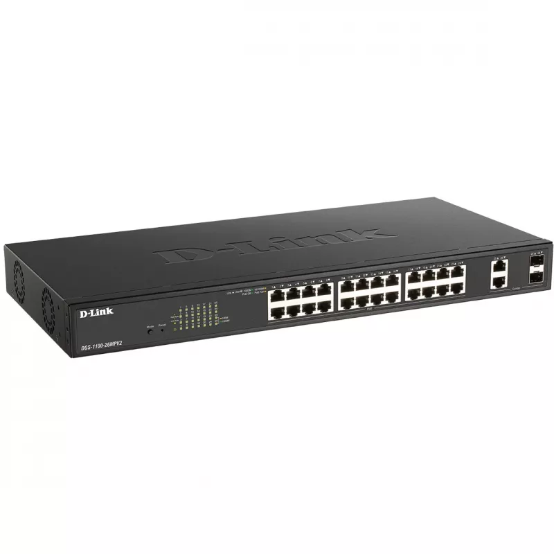 Managed L2 Gigabit Ethernet Switch D-Link DGS-1100-26MPV2