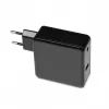 Laptop-Netzteil IBOX IUZ65WA, AC/DC automatisch 100–240V → 18,5–20,5V, 65W, 1×USB, schwarz