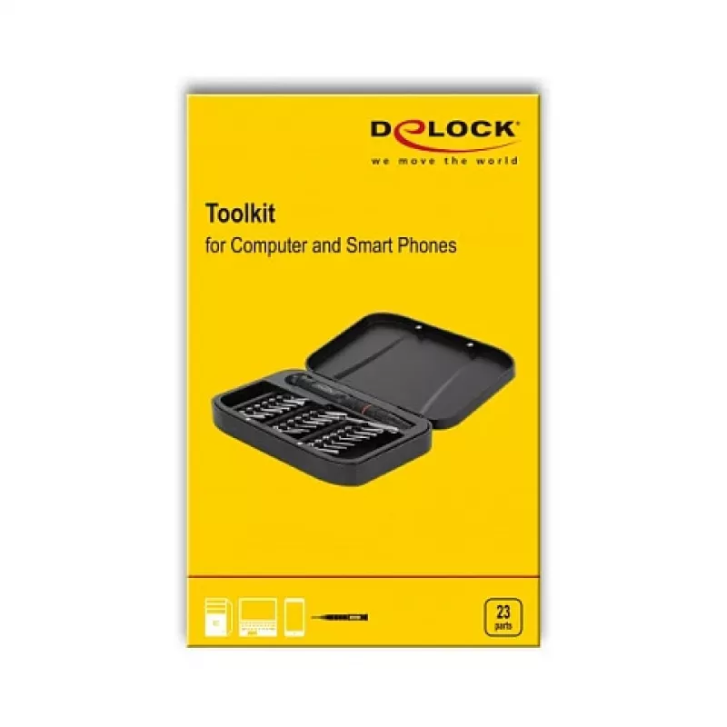 DeLOCK 64066 Computer- und Smartphone-Werkzeugset, 23 Stk.