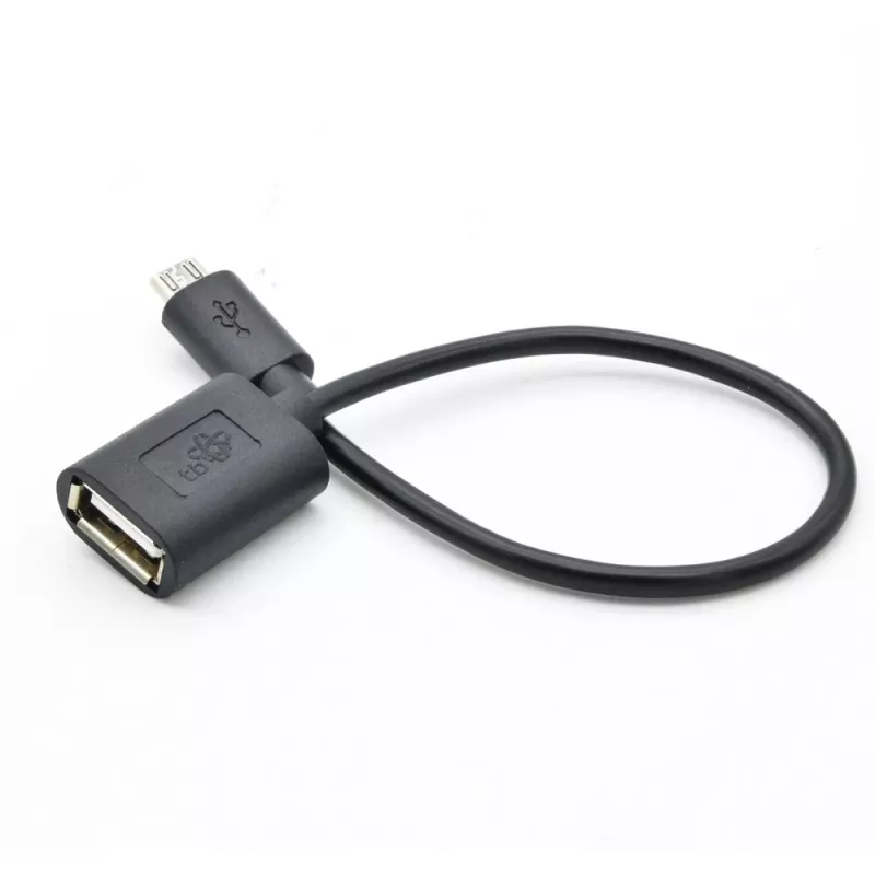 OTG-Kabel TB AKTBXKUWOTG015B 15 cm, schwarz, USB OTG-Verbindung