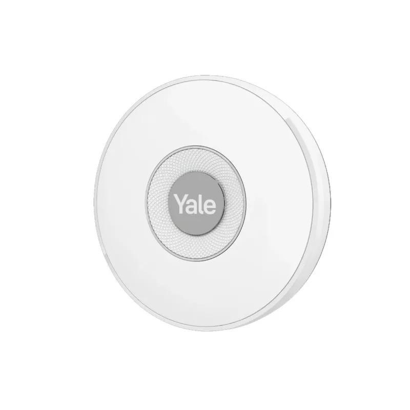 Yale Indoor Sirene Kabellos Grau, Weiß