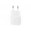 Wand-USB-C-Ladegerät Samsung EP-T2510 25W Weiß, universelles Innenbereich-Schnellladegerät mit PPS
