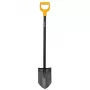 Fiskars Solid Spaten, D-Griff, 180 mm Blattbreite (1066716)