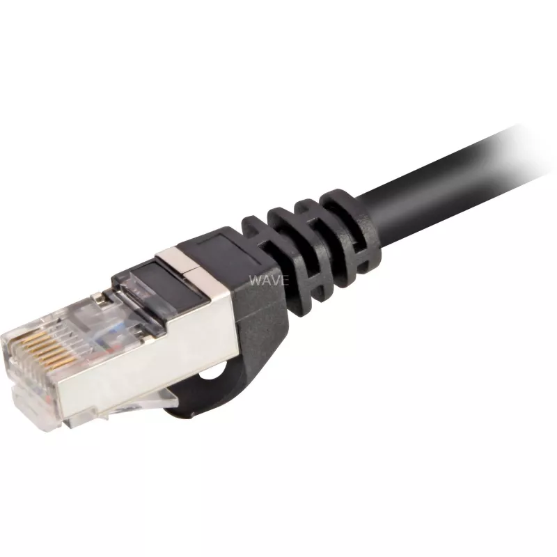 Sharkoon RJ-45 Cat.6 SFTP Patchkabel, 2 m, Schwarz