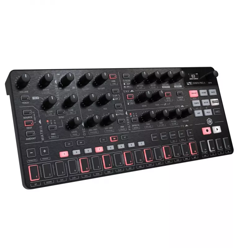Analyser Synthesizer ik multimedia Uno Synth Pro X — 8-stimmige Polyfonie, Desktop-Modul