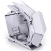 Mini Micro-ATX Tower Jonsbo MOD3 Tempered Glass White PC-Gehäuse, Mini-ITX/Micro-ATX-Unterstützung