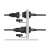 Good Connections Industrie-Stecker S4 USB 2.0 Kabel, USB-A auf Mini-USB, 1 m (IC04-U202)