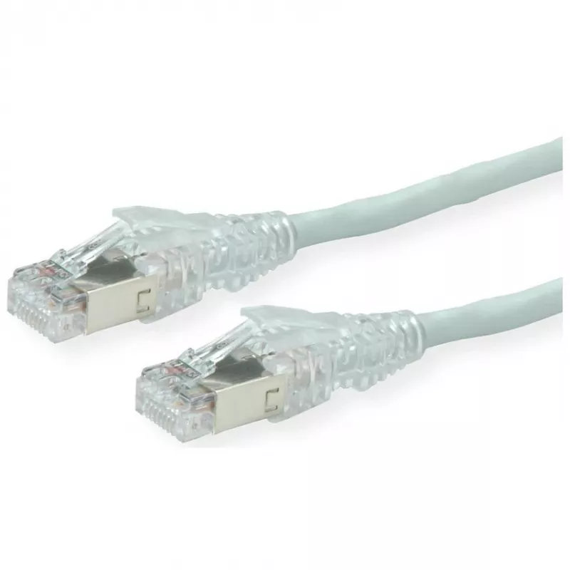 Datwyler - Patchkabel - RJ-45 (M) auf RJ-45 (M) - 7,5 m - SFTP, PiMF - CAT 6 - halogenfrei, Litze - Grau (21.05.0570)
