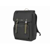 NATEC Niala NTO-2239 Laptop-Rucksack 39,6 cm (15,6 Zoll), 18 L, spritzwassergeschützt, recyceltes Polyester, Schwarz/Dunkelgrün