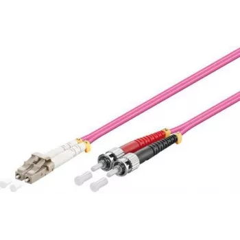 Glasfaserkabel MicroConnect FIB412010-4, OM4 Multimode, LC auf ST, 10 m, violett