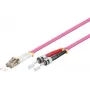 Glasfaserkabel MicroConnect FIB412010-4, OM4 Multimode, LC auf ST, 10 m, violett