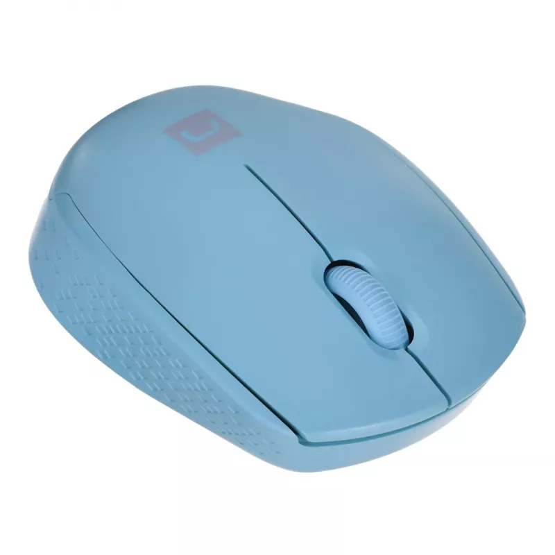 Natec Stork NMY-2001 kabellose optische Maus, 1600 DPI, USB-Empfänger, blau