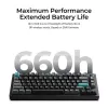 Mechanische Tastatur Keychron Q1 Ultra 8K — 75% Form, USB + RF Wireless + Bluetooth, RGB LED, Schwarz