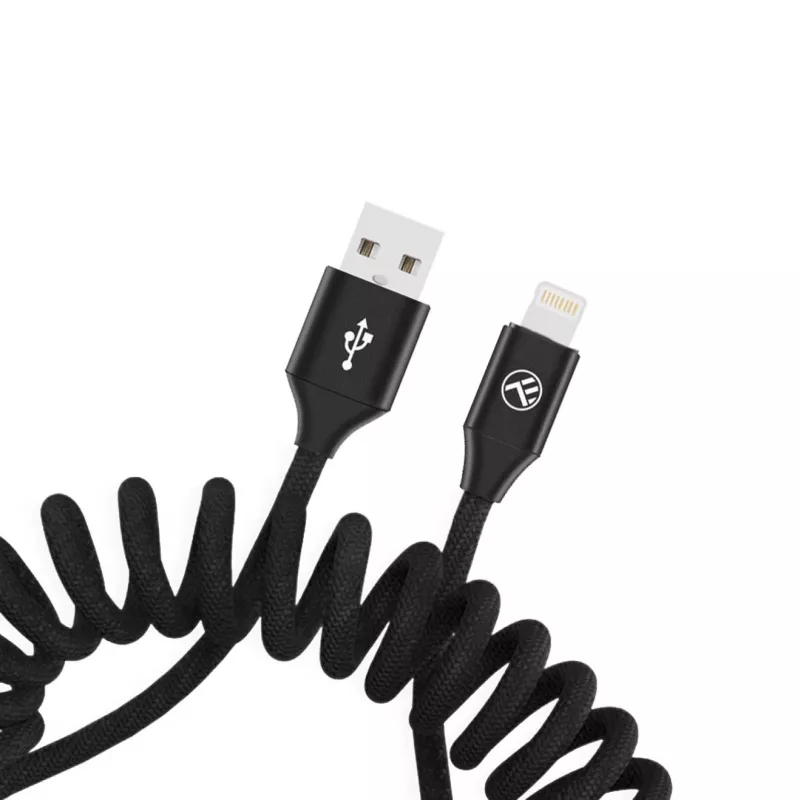 USB-auf-Lightning-Datenkabel Tellur Extendable 3A, 1,8 m, schwarz