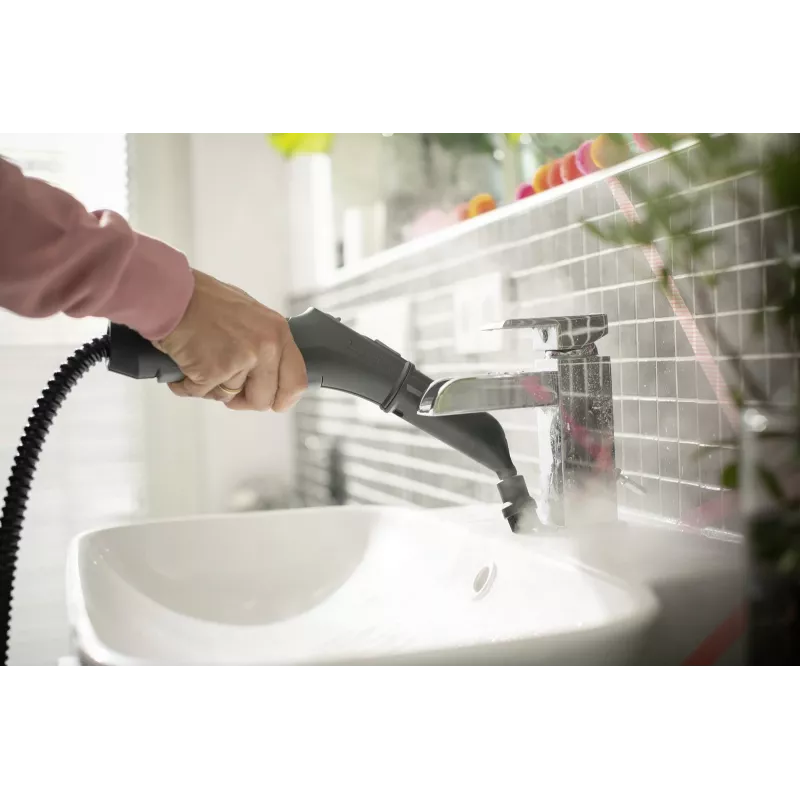 Kärcher SC 3 EasyFix 1.513-650.0 Zylinder-Dampfreiniger, 1900 W, 3,5 bar, 0,5 l, Schwarz/Weiß