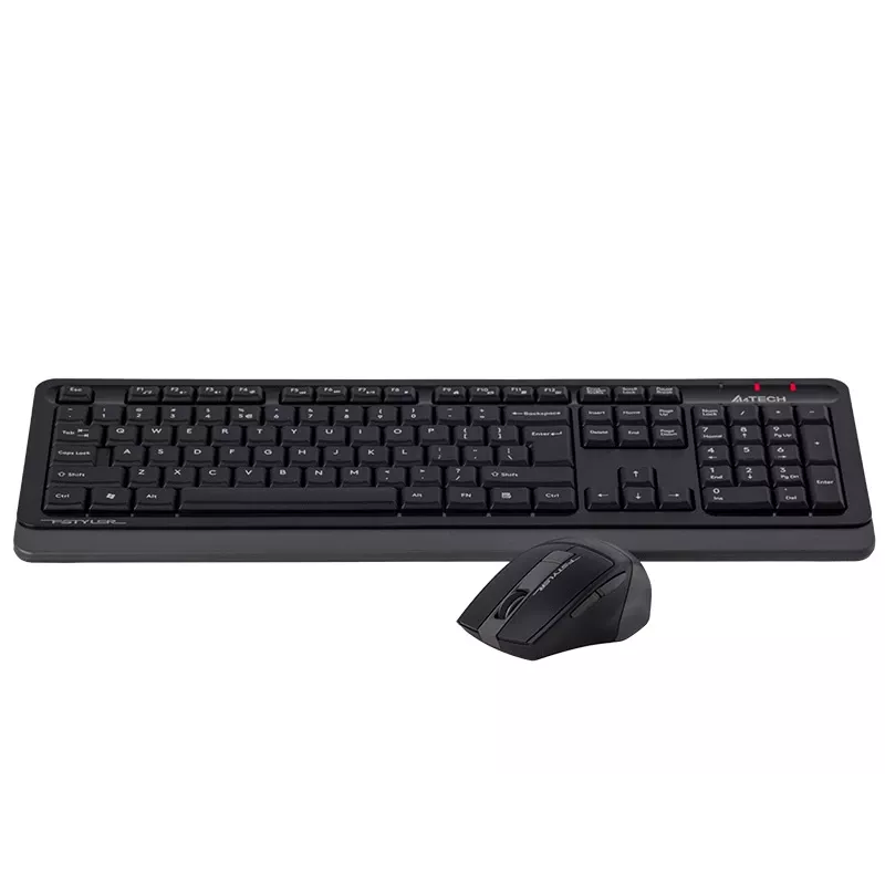 A4Tech FStyler FG1035 kabelloses Tastatur-Maus-Set, 2,4G, Grau