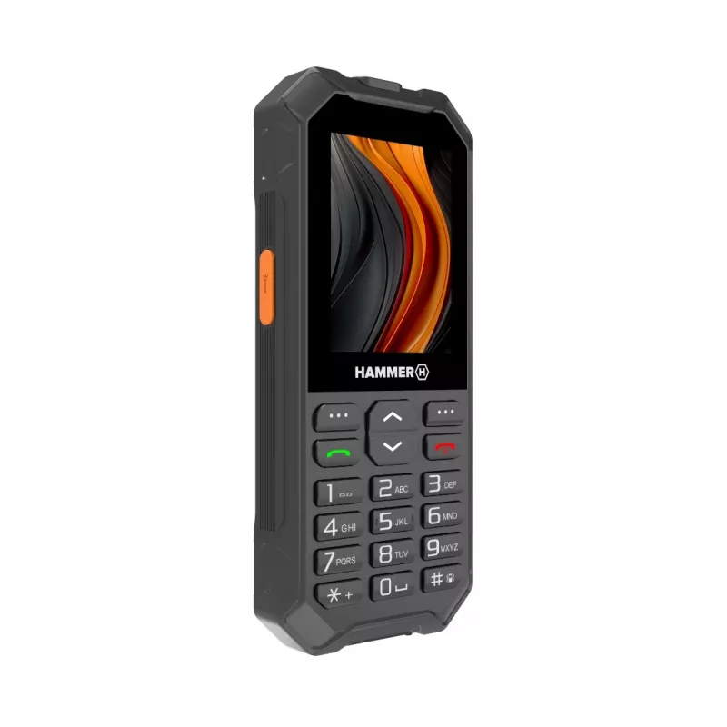 Hammer 6 LTE Mobiltelefon, 2,4" IPS, Dual-SIM, 2500 mAh, schwarz (TEL000927)