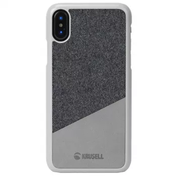 Cover Krusell Tanum iPhone XS Max 16,5 cm Grau