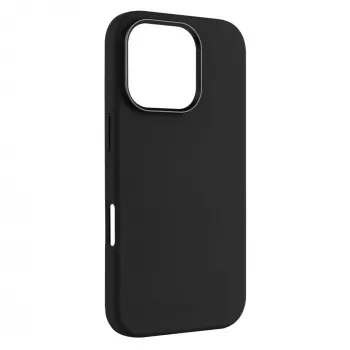 Feste Rückseitenhülle | Apple | iPhone 17 Pro Max | Flüssigsilikon | Schwarz | MagFlow
