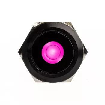 DimasTech Vandalismustaster 25mm Blackline Dot RGB (PD224) vandal-resistenter Drucktaster