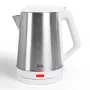 Jata JEHA1723 Wasserkocher, 2 l, 1500 W, Edelstahl, Weiß