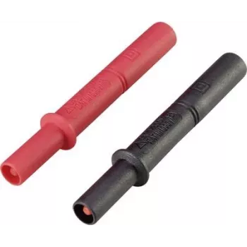 VOLTCRAFT MSL-505 Messspitzenverlängerung [4 mm-Stecker - Buchse 4 mm] Schwarz, Rot (VC-8085010)