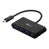 Goobay | 4-Port USB-C Multiport Adapter | 61073 | Type-C | USB-A