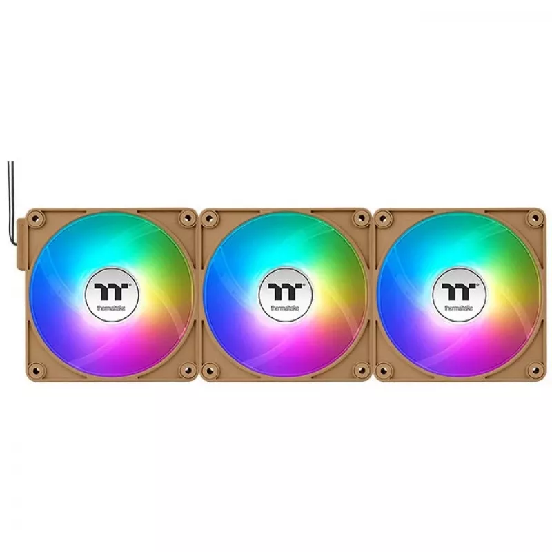 Thermaltake CT140 EX Reverse ARGB 140mm Gehäuselüfter 3er-Pack Gravel Sand