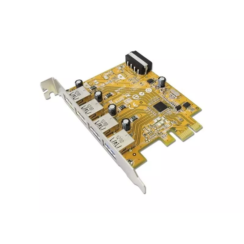Sunix USB4300N PCIe 2.0 x1 Schnittstellenkarte, 4x USB 3.0