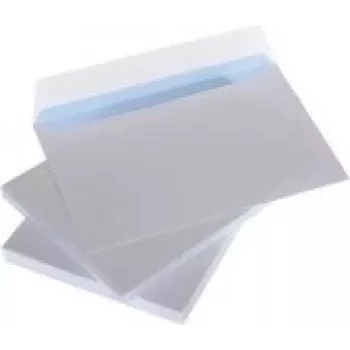 Umschläge mit Streifen C4 229x324mm, weiß 90g, Karton 500 Stk.
