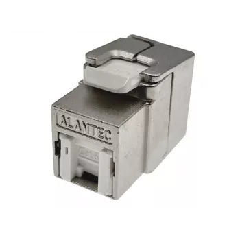 Keystone-Modul Alantec MB005-1 Flach Edelstahl RJ-45, Buchse, Cat6a, AWG 22/24