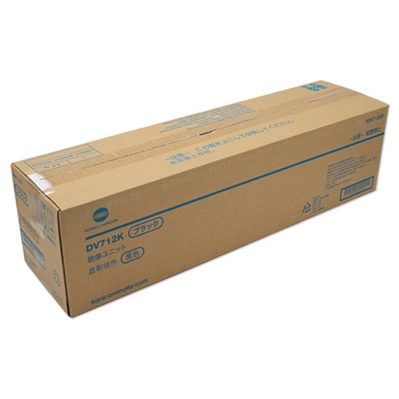 Konica Minolta DV-712K Entwicklereinheit A9K703D, 1.200.000 Seiten, für bizhub C659/C759, Schwarz