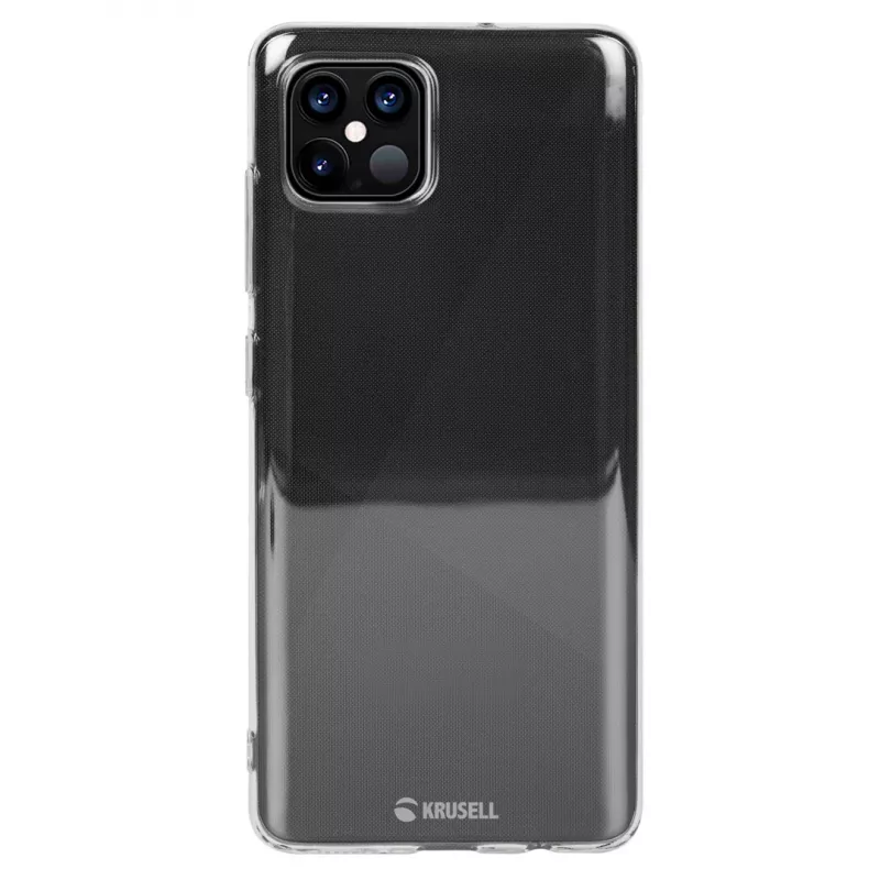 Krusell SoftCover TPU-Hülle für Apple iPhone 12/12 Pro, 15,5 cm (6,1 Zoll), Transparent