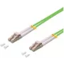 Logilink - Patchkabel - LC/UPC Multi-Mode (M) auf LC/UPC Multi-Mode (M) - 15 m - Glasfaser - 50/125 Mikrometer - OM5 - Hellgrün (FP5LC15)