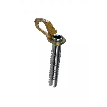 aero lite ice screw 13cm-Gelb BLUE ICE