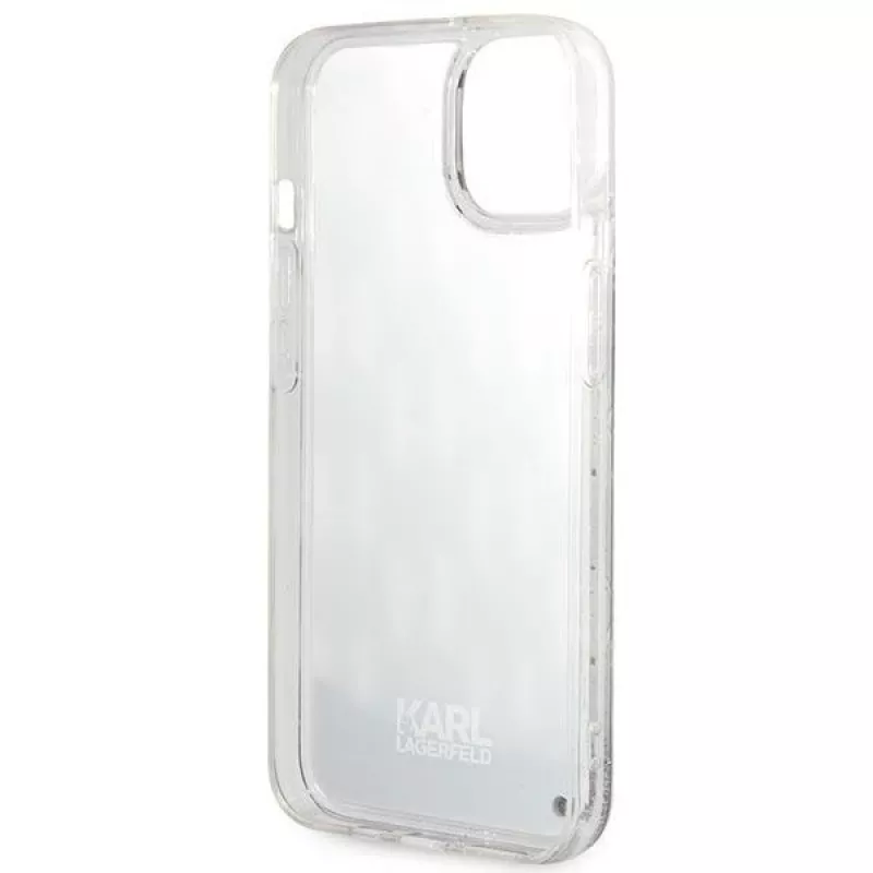 Karl Lagerfeld KLHCP14MLMNMK iPhone 14 Plus 6.7 Hartschale schwarz / schwarz Liquid Glitter Monogram