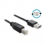 USB-Kabel DeLOCK 0,5 m USB2.0-A/USB2.0-B 83684