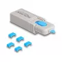 Port blocker DeLOCK 20926 USB Type-C 5 Stück + Schließwerkzeug