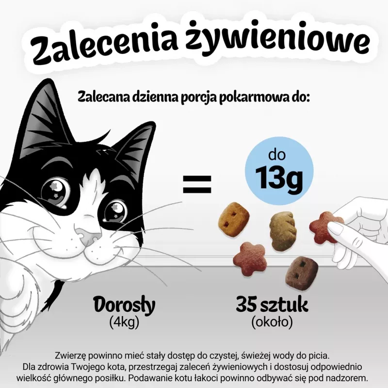 Katzenleckerli Felix Party Mix Ocean Mix Beutel 60 g – Snack für ausgewachsene Katzen