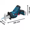 Bosch GSA 12V-14 Professional Akku-Säbelsäge, 12 V, ohne Akku, Blau/Schwarz