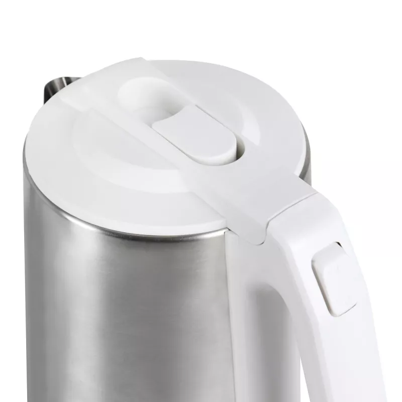 Jata JEHA1723 Wasserkocher, 2 l, 1500 W, Edelstahl, Weiß