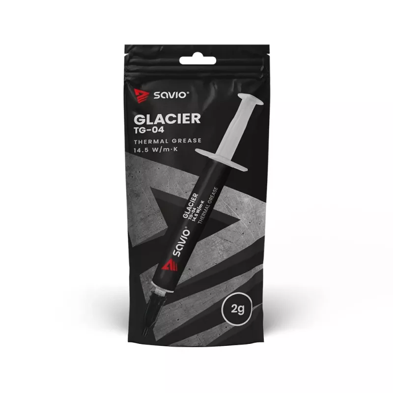Savio Glacier TG-04 Wärmeleitpaste, 2 g, 14,5 W/mK, grau