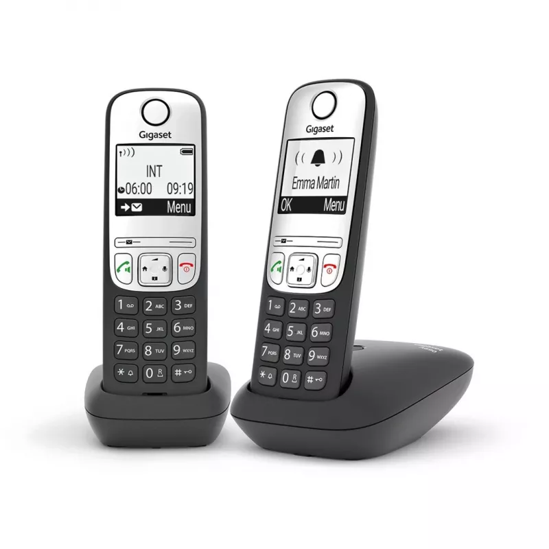 Schnurloses Telefon Gigaset A690 A Duo schwarz