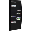 Wandmontierte Sortiertafel Paperflow V 50F A4V2X25.01 für A4-Dokumente, schwarz