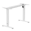 Elektrisch höhenverstellbarer Schreibtisch ergo office ER-400 W — max. Höhe 1160 mm, max. Belastung 80 kg
