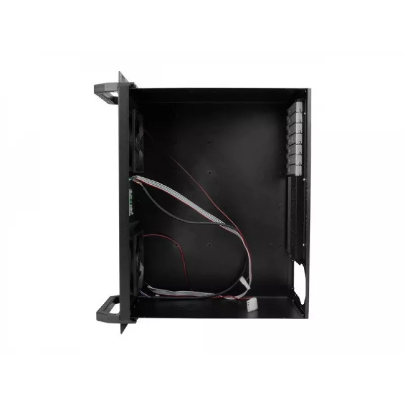 Rack-Gehäuse LANBERG SC01-3504-10B, 1x 3,5-Zoll + 1x 2,5-Zoll Einschub, 7 Erweiterungsslots, 2x 120-mm-Frontlüfter, USB2.0