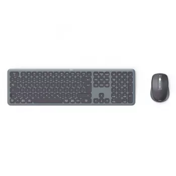 Multi-Device Tastatur- und Maus-Set Schwarz Grau