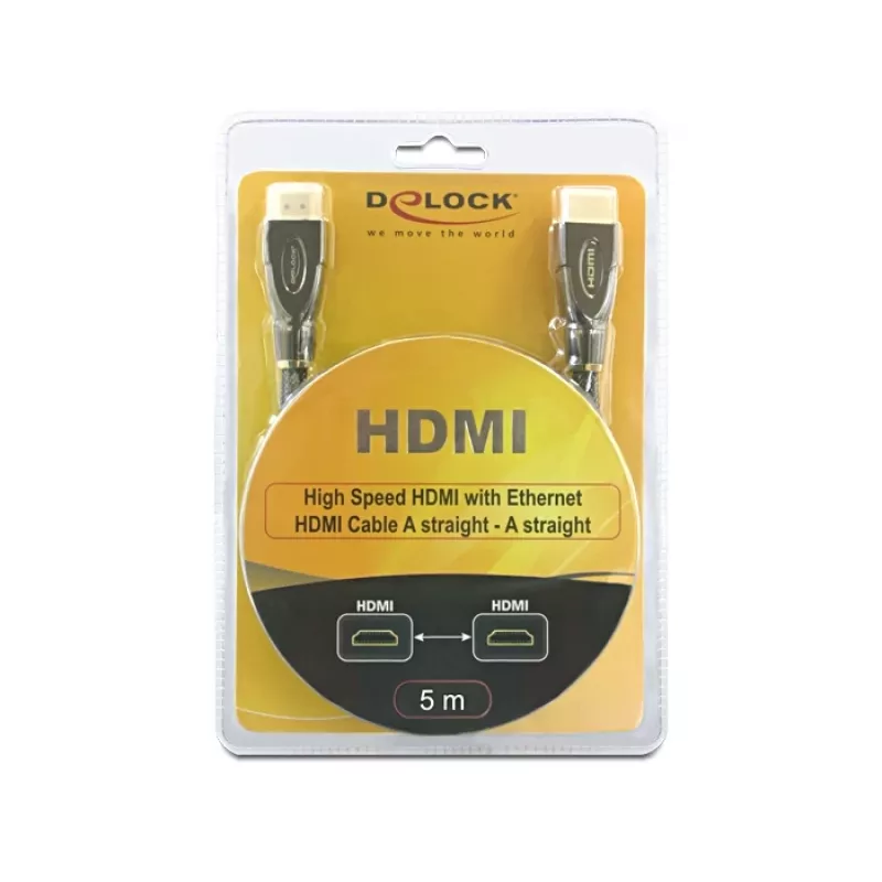 HDMI-Kabel DeLOCK 5m HDMI AM/AM