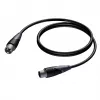 XLR-Stecker auf XLR-Buchse Kabel Procab 10 m — symmetrische Audioverbindung, Procab 1KPCL114