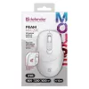 Defender Feam MM-296 52297 kabellose Maus, leiser Klick, optisch, 1600 DPI, USB, Weiß